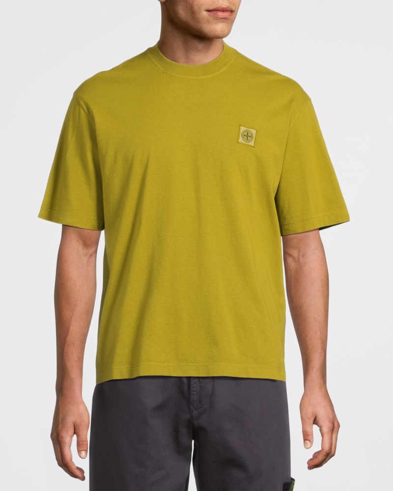 Stone Island T-shirt combed cotton jersey herr – bild 2