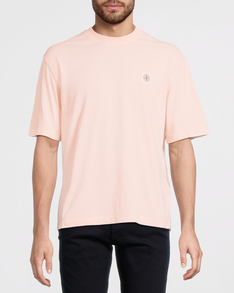 Stone Island T-shirt combed cotton jersey herr – bild 2