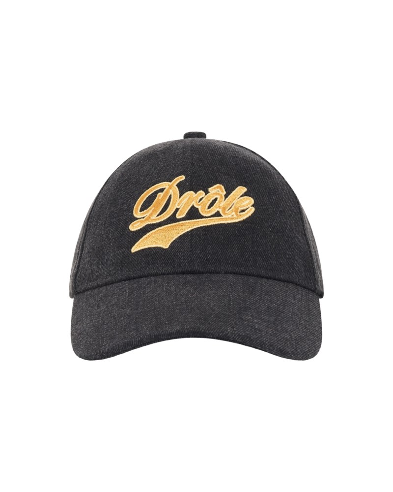 Keps drôle embroidered denim