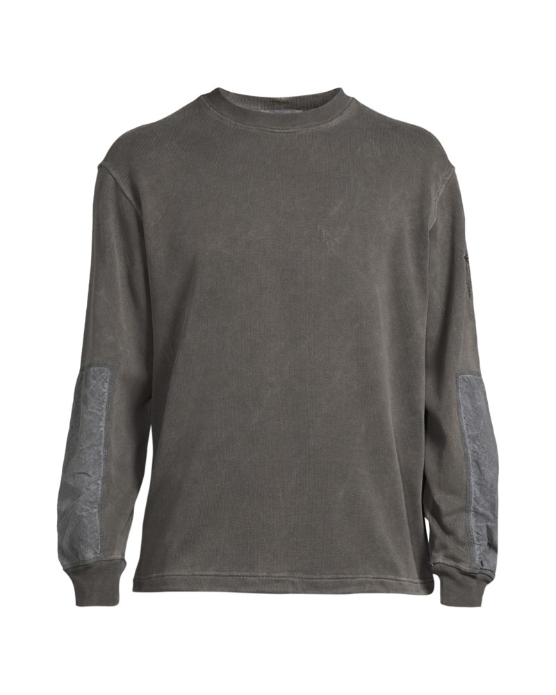 Sweatshirt 6100033 uneve pigment dyed vanisé cotton jersey