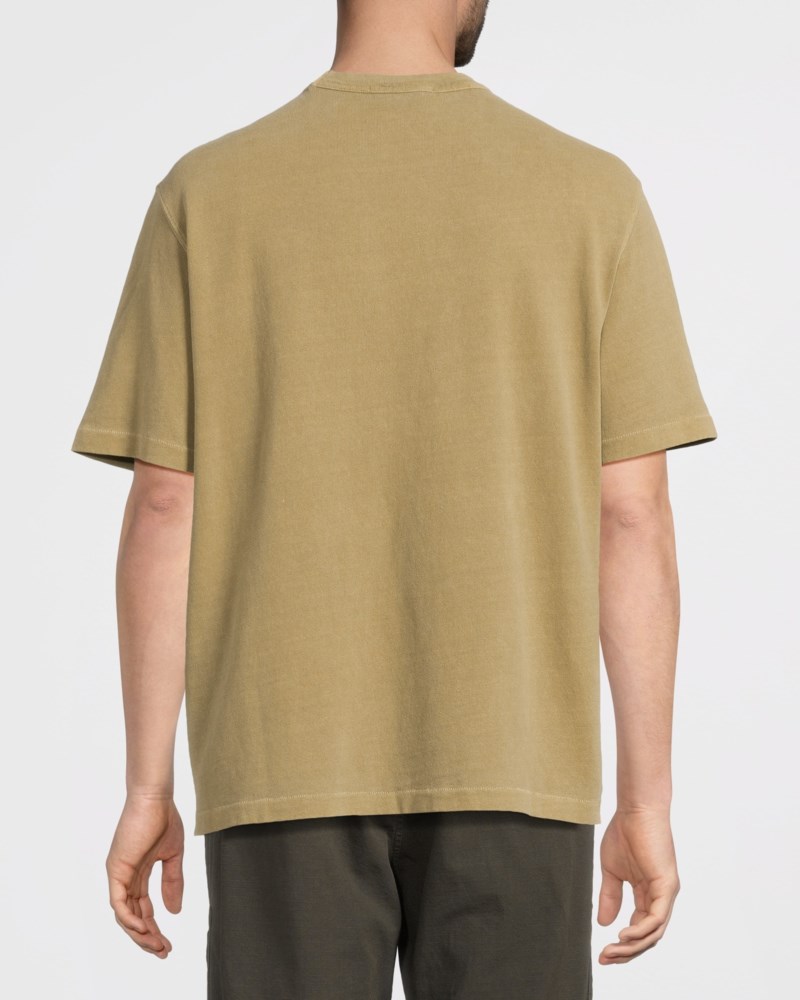 Stone Island T-shirt 2100012 mineral dyed heavy cotton jersey herr – bild 3