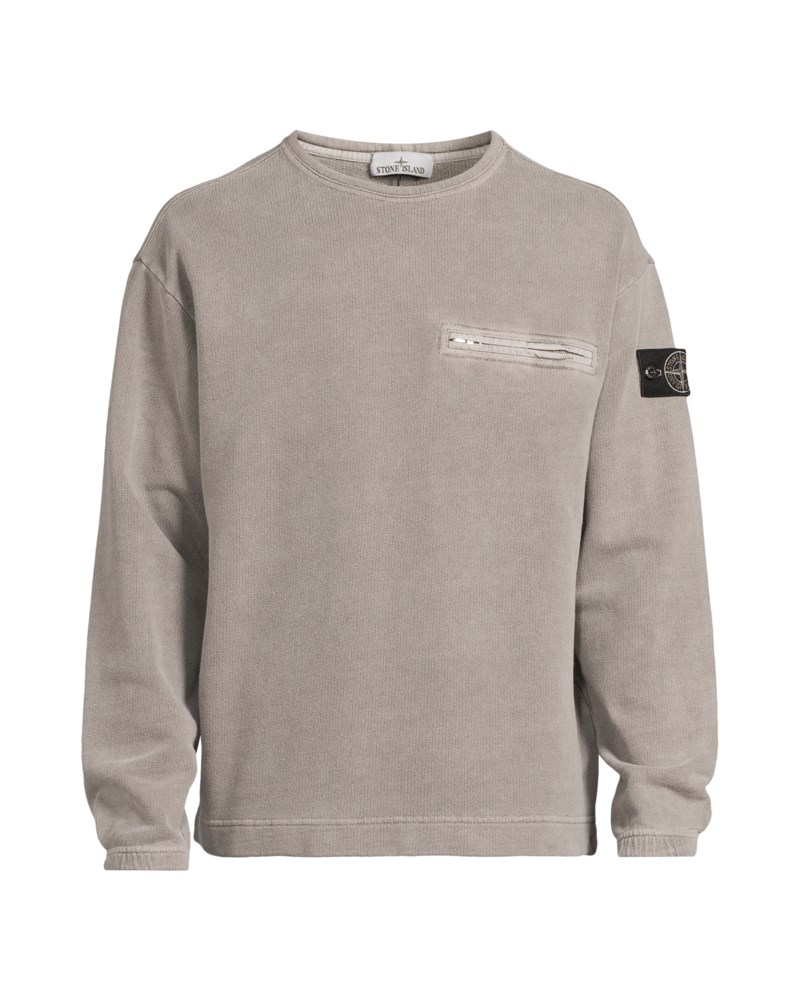 Sweatshirt 6100028 mineral dyed cotton fleece