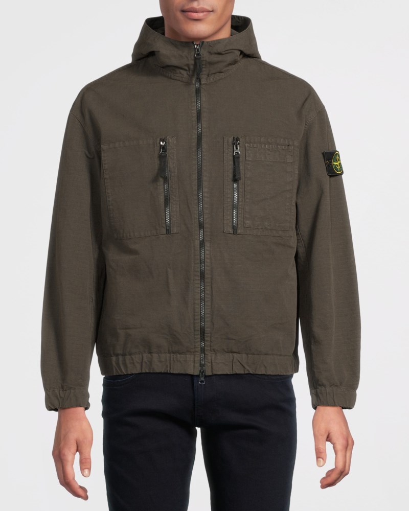 Stone Island Overshirt cotton ripstop 120001 overshirts herr – bild 2