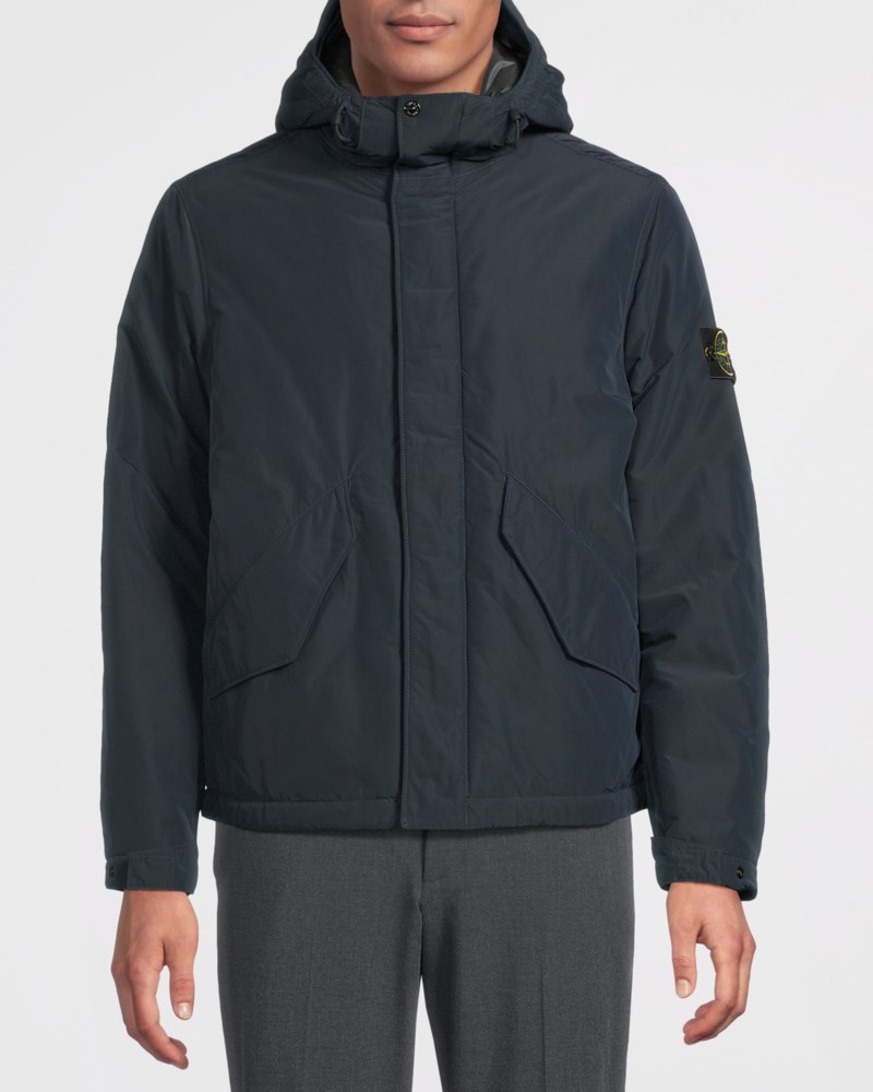 Stone Island Parka short micro twill 4100010 vinterjackor herr – bild 2