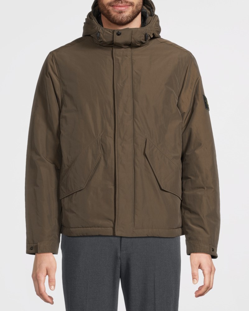 Stone Island Parka short micro twill 4100010 vinterjackor herr – bild 2