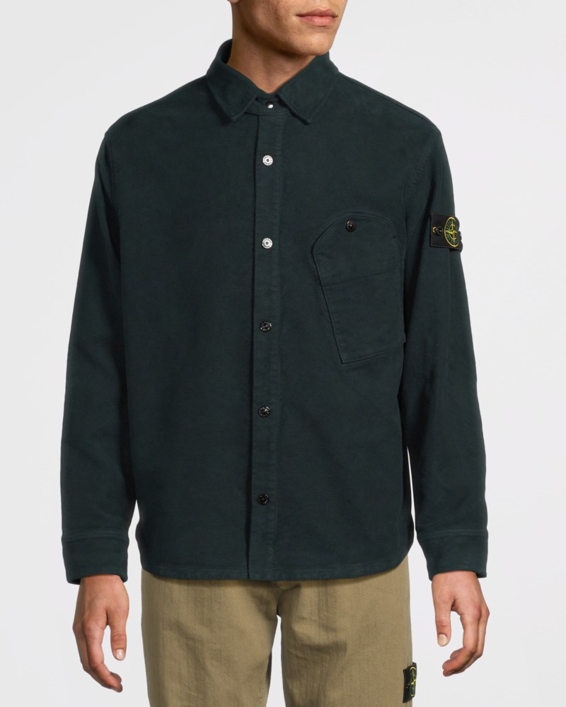 Stone Island Overshirt 1200030 cotton moleskin-tc overshirts herr – bild 2