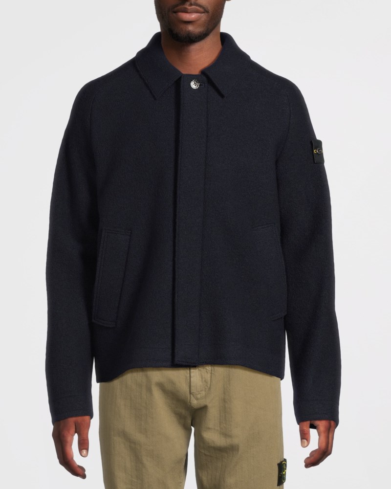 Stone Island Cardigan regular-fit with raglan sleeves herr – bild 2