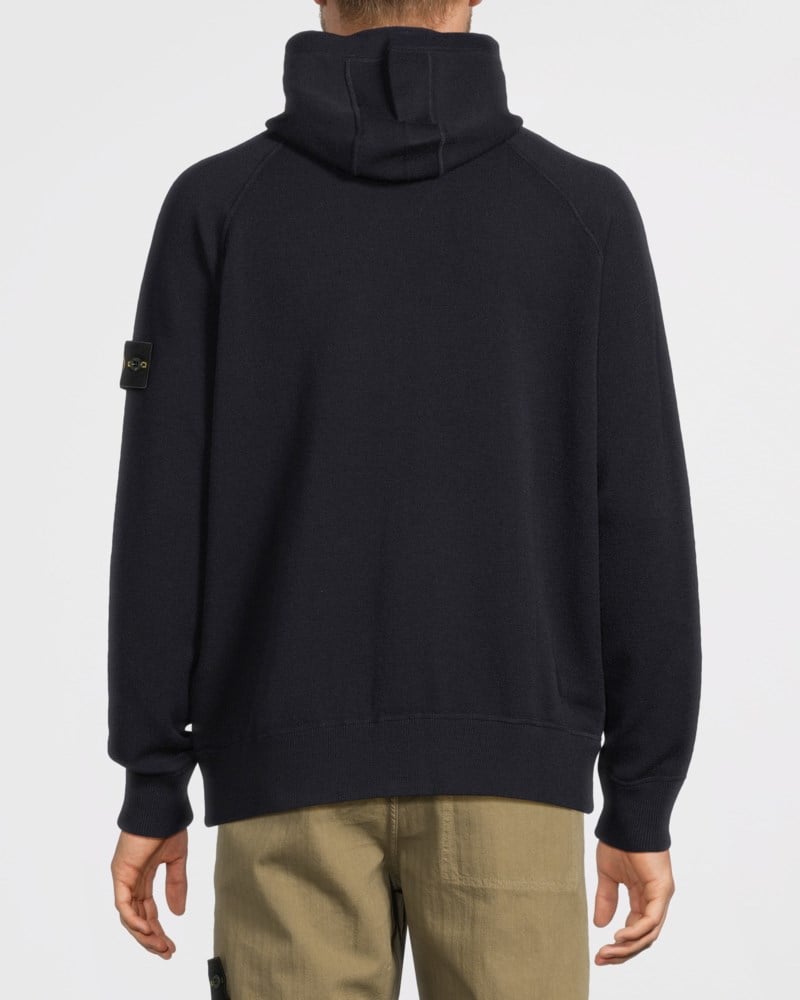 Stone Island Hoodie 5100062 stretch wool herr – bild 3