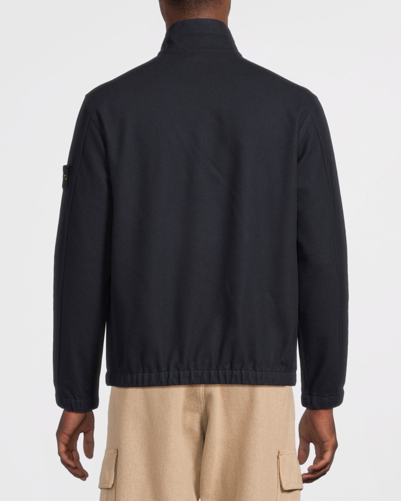Stone Island Overshirt comfort-fit zip-up with elasticated cuffs skjortor & blusar herr – bild 4