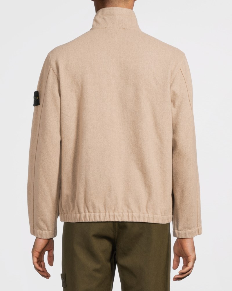 Stone Island Overshirt comfort-fit zip-up with elasticated cuffs skjortor & blusar herr – bild 4