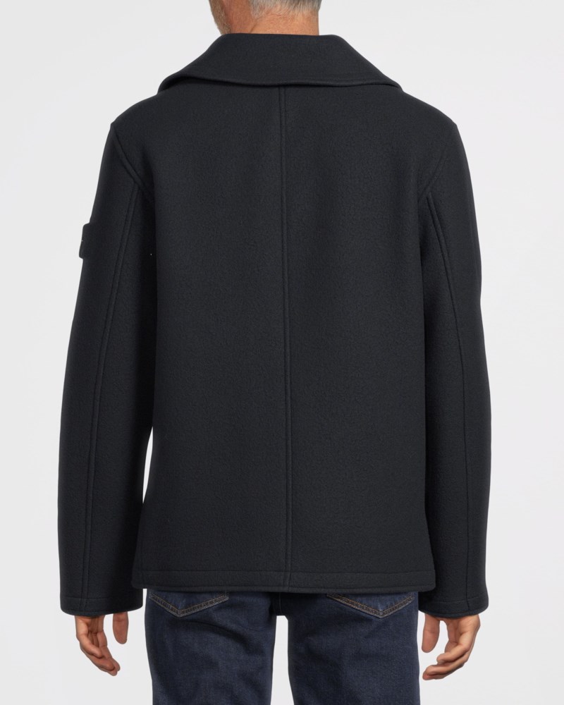 Stone Island Peacoat with double-breasted closure kappor & rockar herr – bild 4