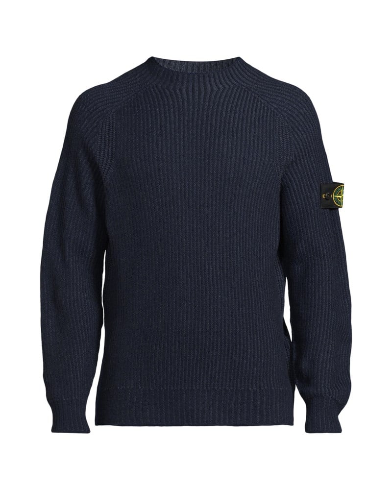 Stickad tröja loose-fit reversible with raglan sleeves