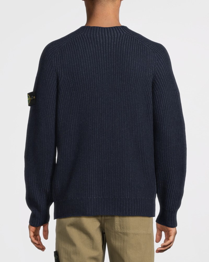 Stone Island Stickad tröja loose-fit reversible with raglan sleeves herr – bild 4