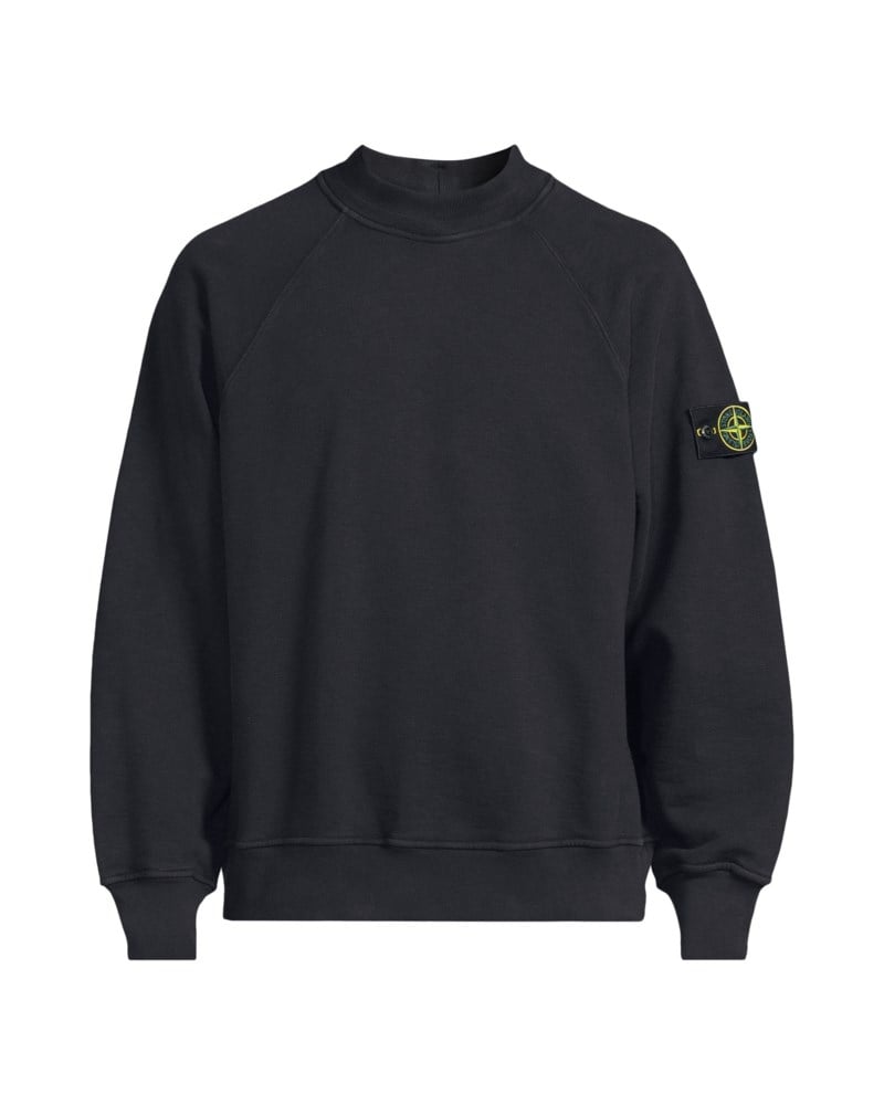Sweatshirt oversized-fit mock neck with raglan sleeves