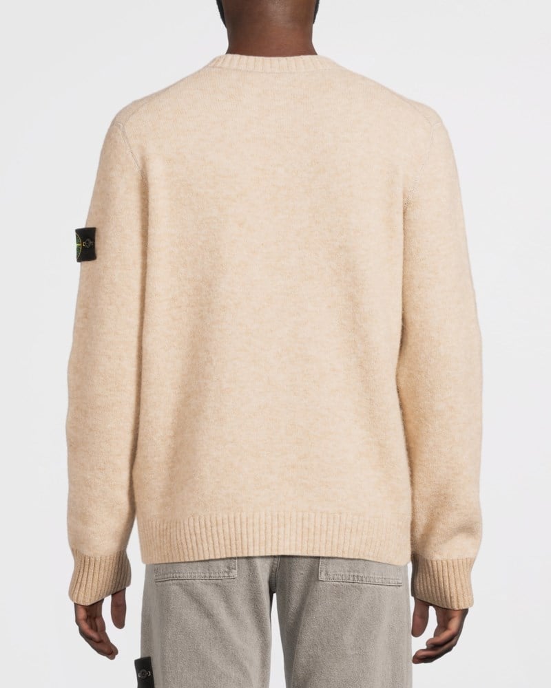 Stone Island Stickad tröja loose-fit with contrast knit details herr – bild 4