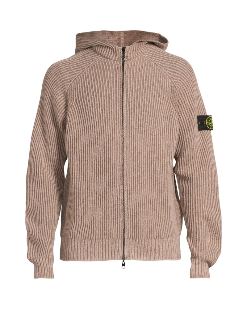 Hoodie regular-fit reversible zip-up with raglan sleeves