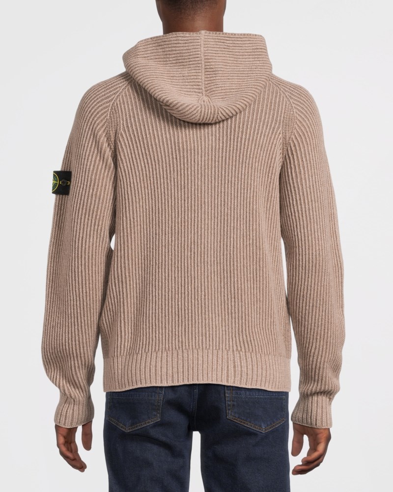 Stone Island Hoodie regular-fit reversible zip-up with raglan sleeves herr – bild 4
