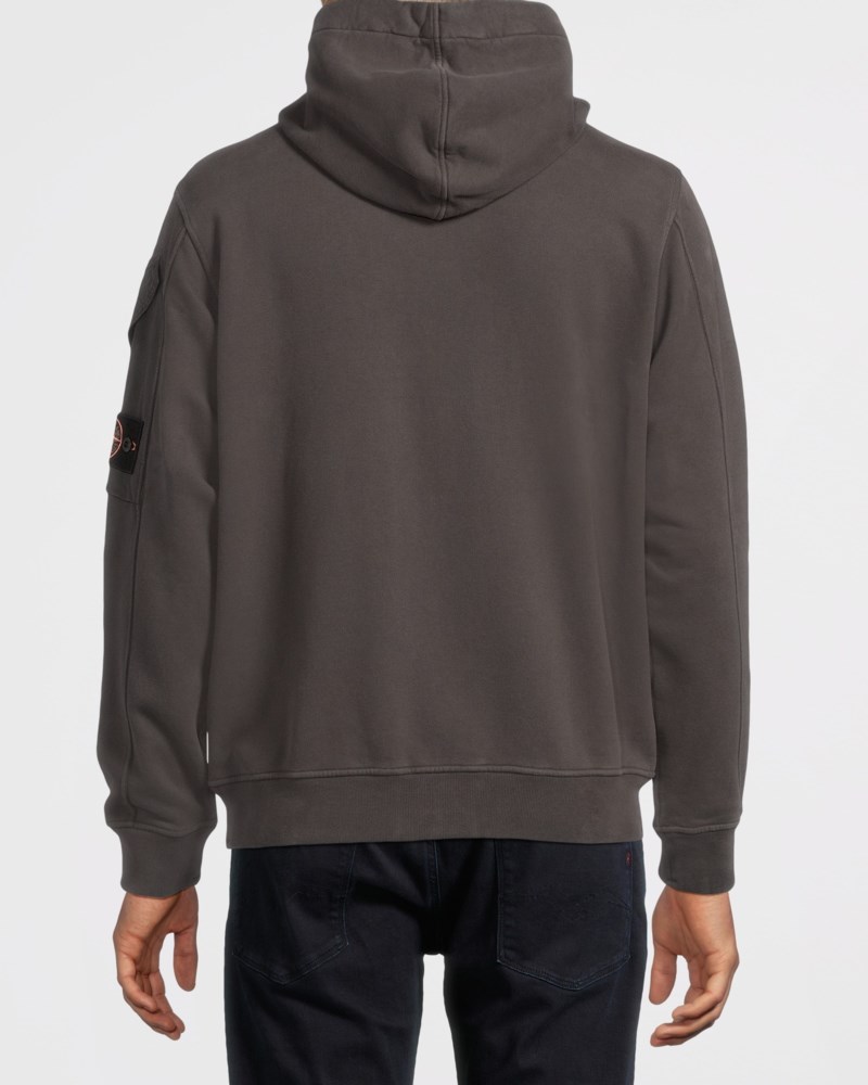 Stone Island Hoodie brushed cotton fleece 6100016 herr – bild 3