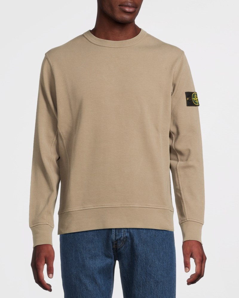 Stone Island Sweatshirt 6100017 cotton interlock herr – bild 2
