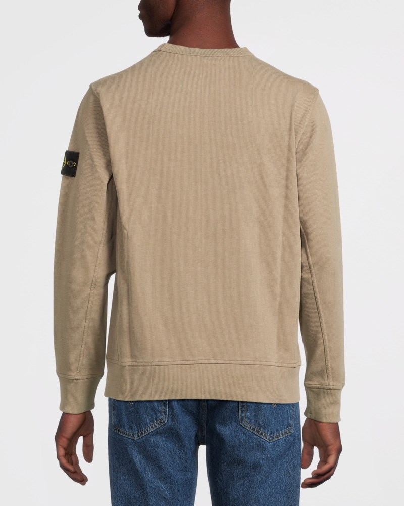 Stone Island Sweatshirt 6100017 cotton interlock herr – bild 3