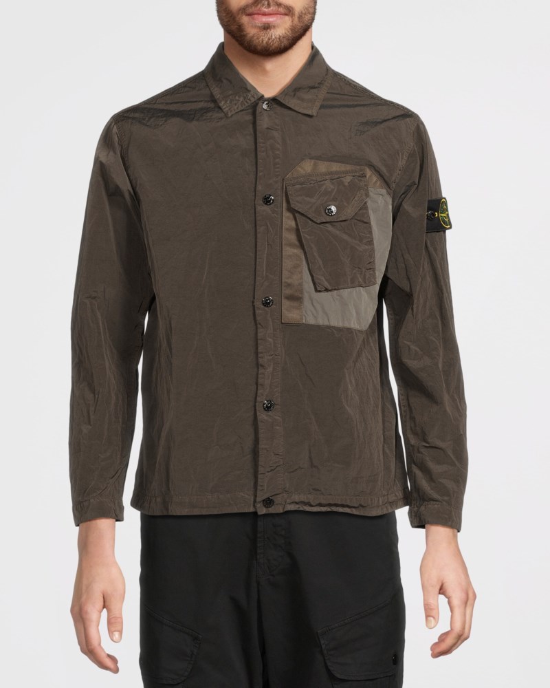 Stone Island Overshirt 1200009 nylon metal in econyl overshirts herr – bild 2