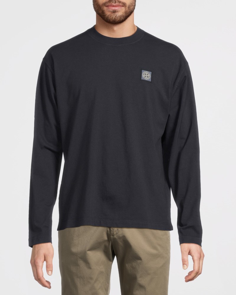 Stone Island T-shirt long sleeve cotton jersey 210007 herr – bild 2