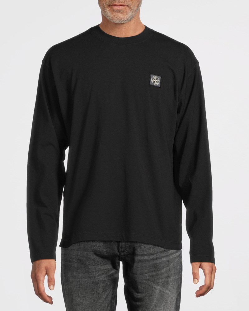 Stone Island T-shirt long sleeve cotton jersey 210007 herr – bild 2