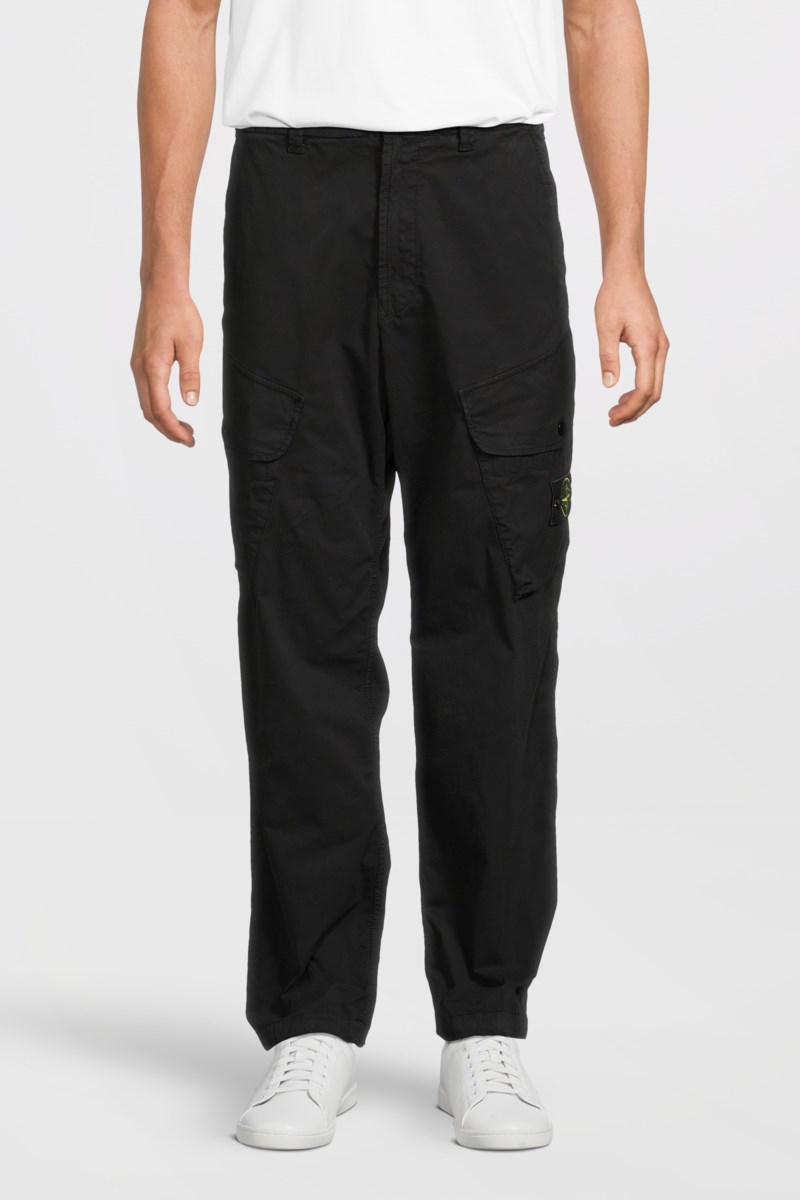 Stone Island Byxa 310001 stretch cotton twill herr – bild 2