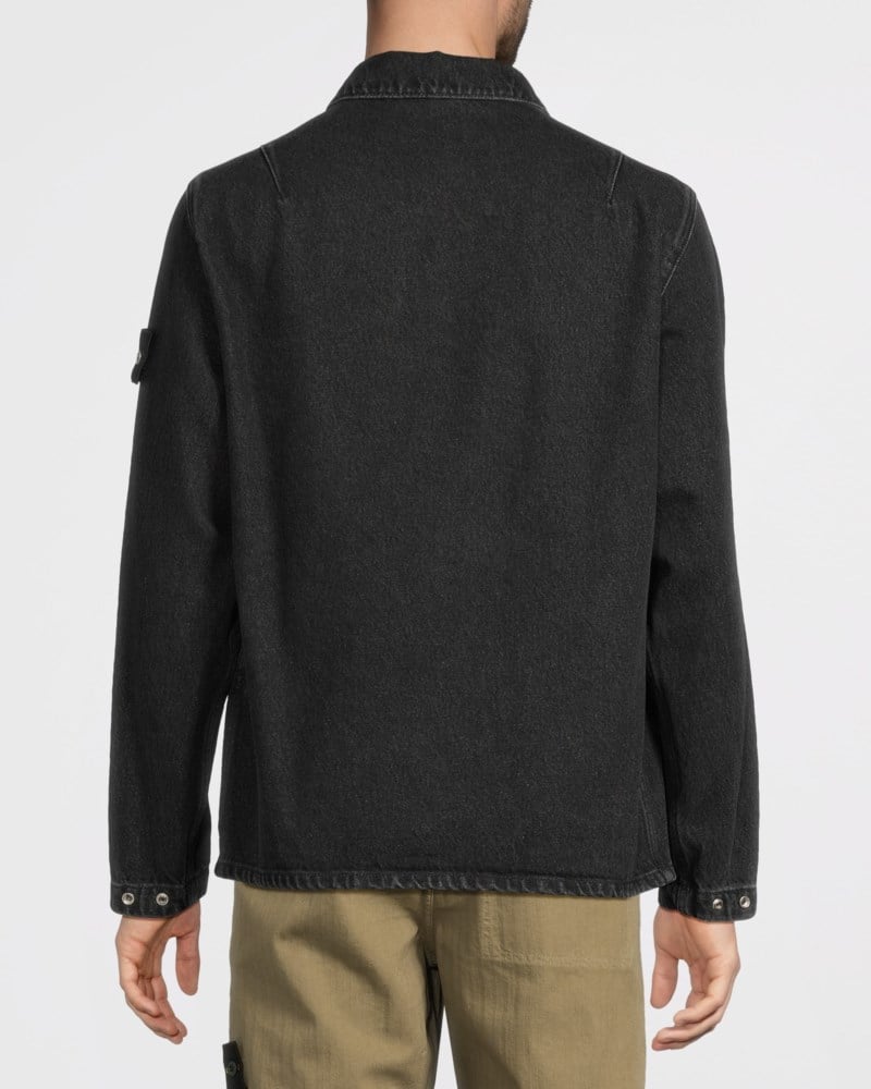 Stone Island Overshirt comfort-fit zip-up with chest pocket skjortor & blusar herr – bild 4