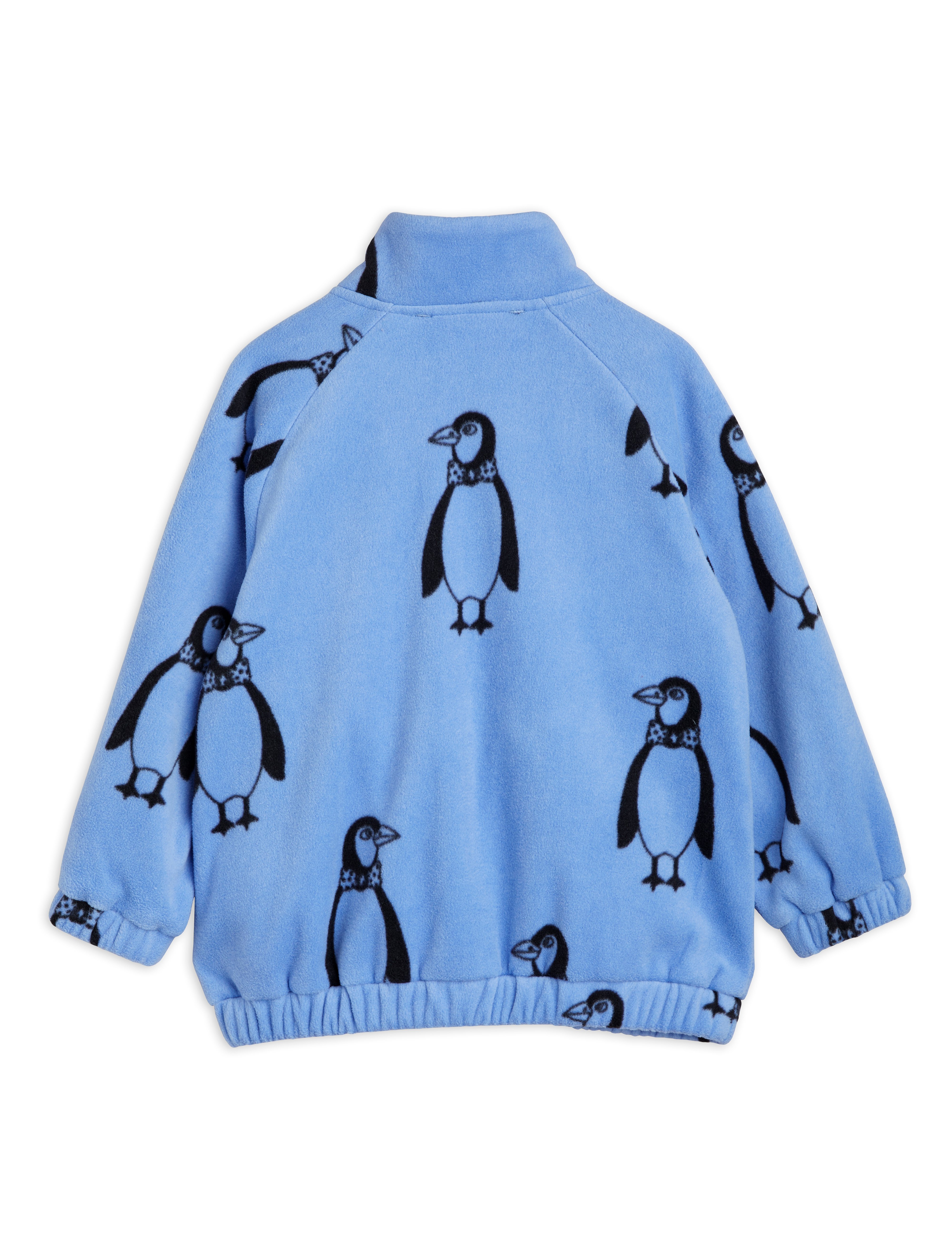 Mini Rodini - Jacka penguin fleece blue | NK