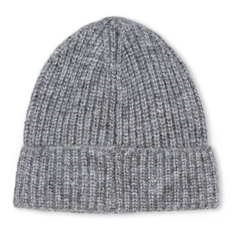 Mössa pull on wings heather grey 4