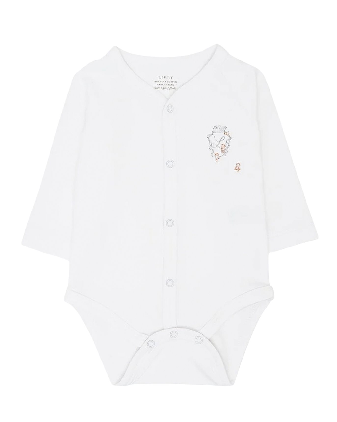 Livly - Body teddy tay white | NK