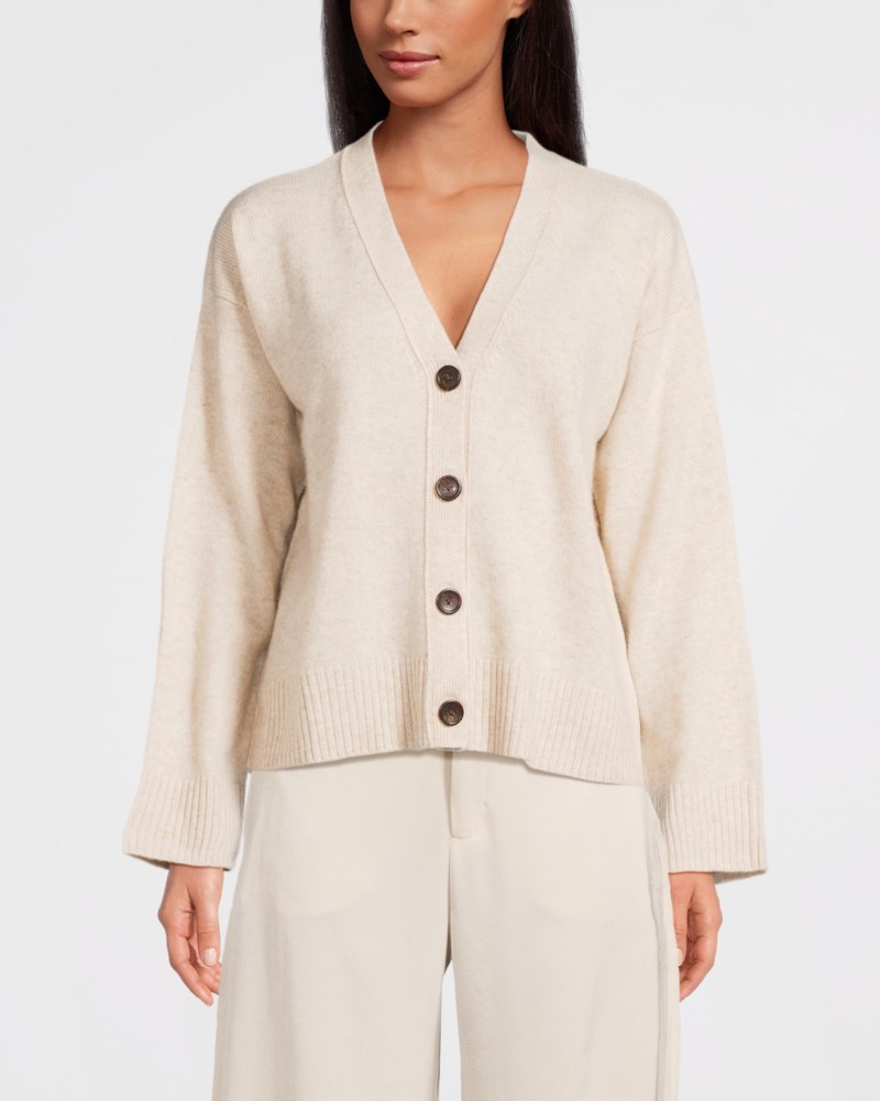 Kofta v-neck wide mink 2