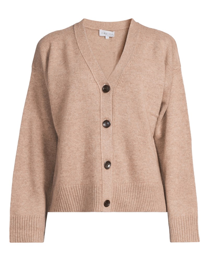Kofta v-neck wide mink 1