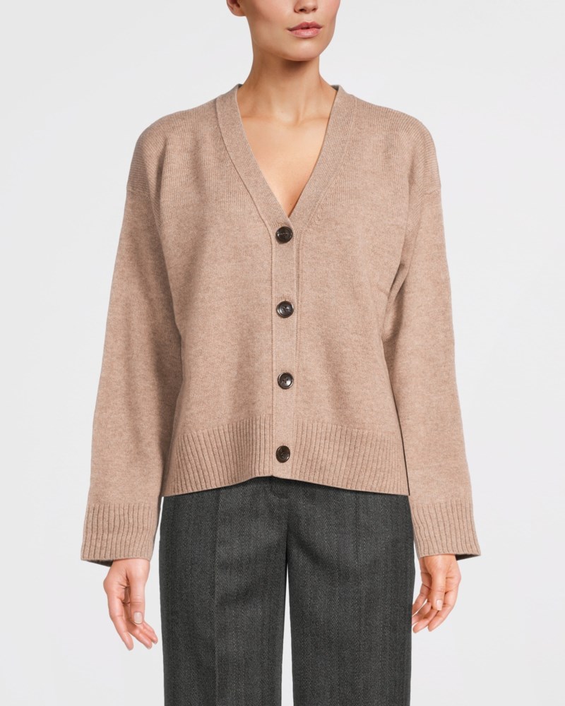 Kofta v-neck wide mink 2