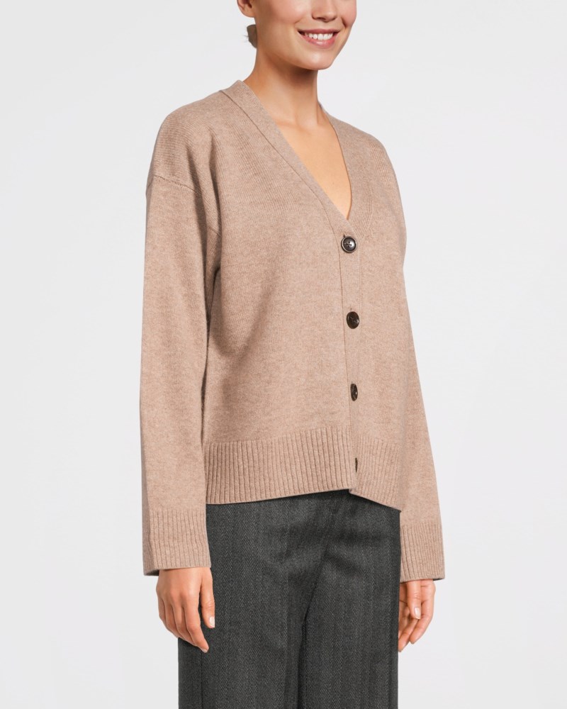 Kofta v-neck wide mink 3