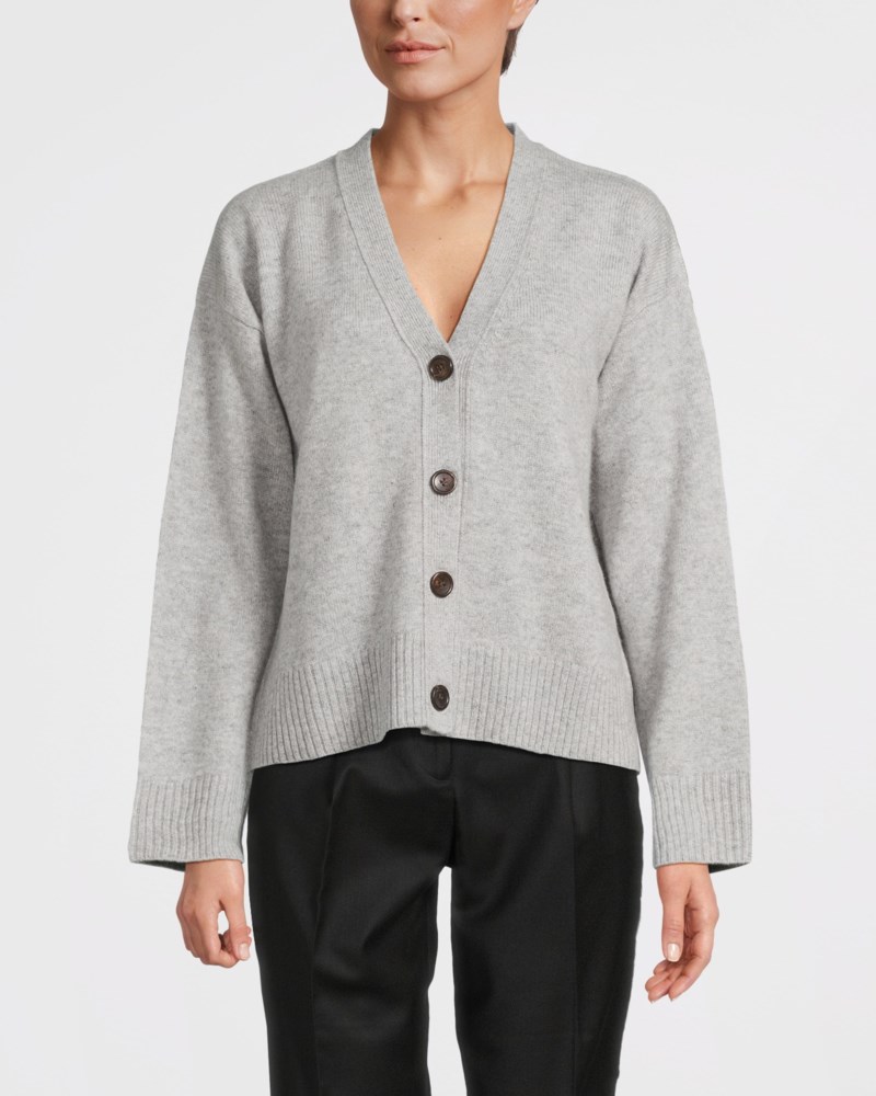 Kofta v-neck wide mink 2