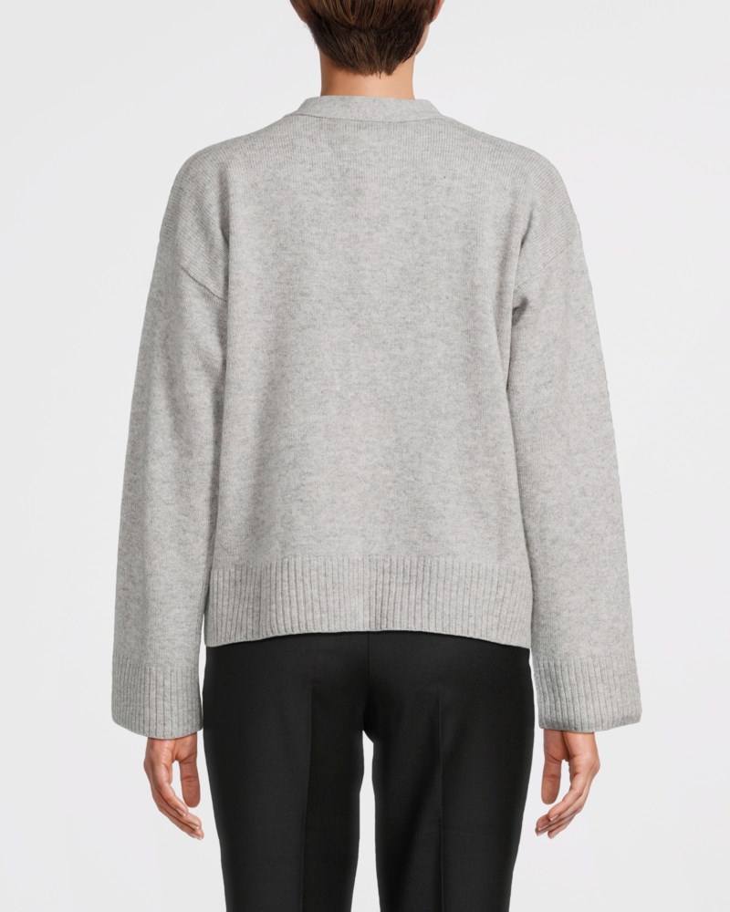 Kofta v-neck wide mink 4