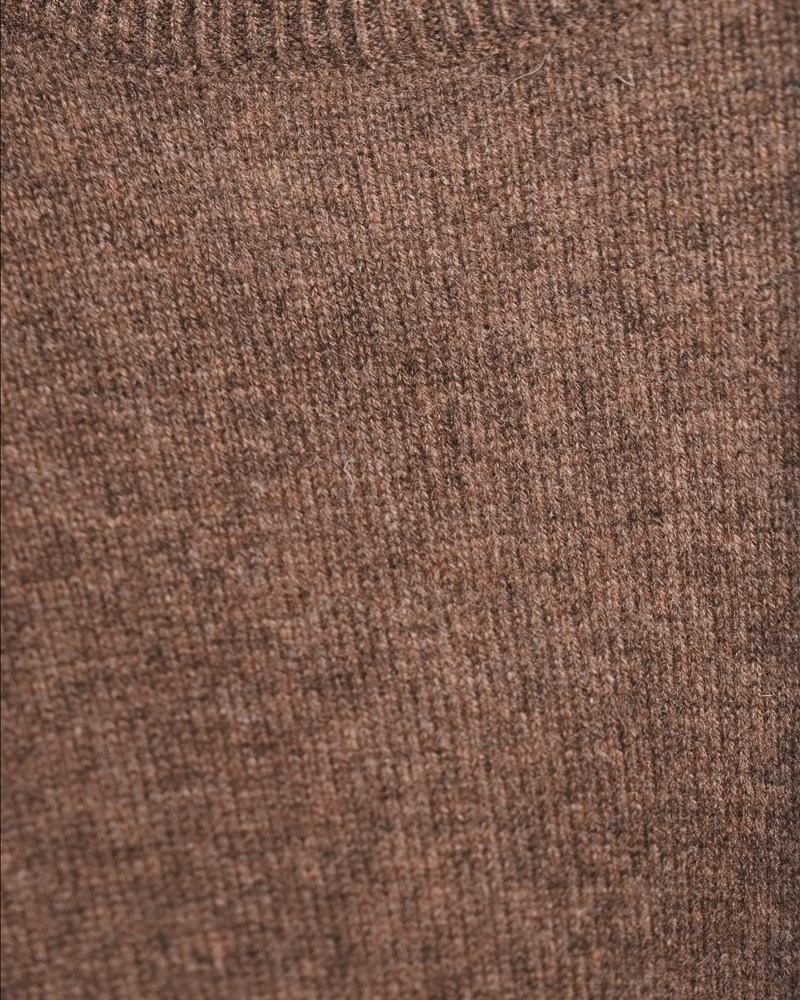 Tröja boxy o-neck cacao 11