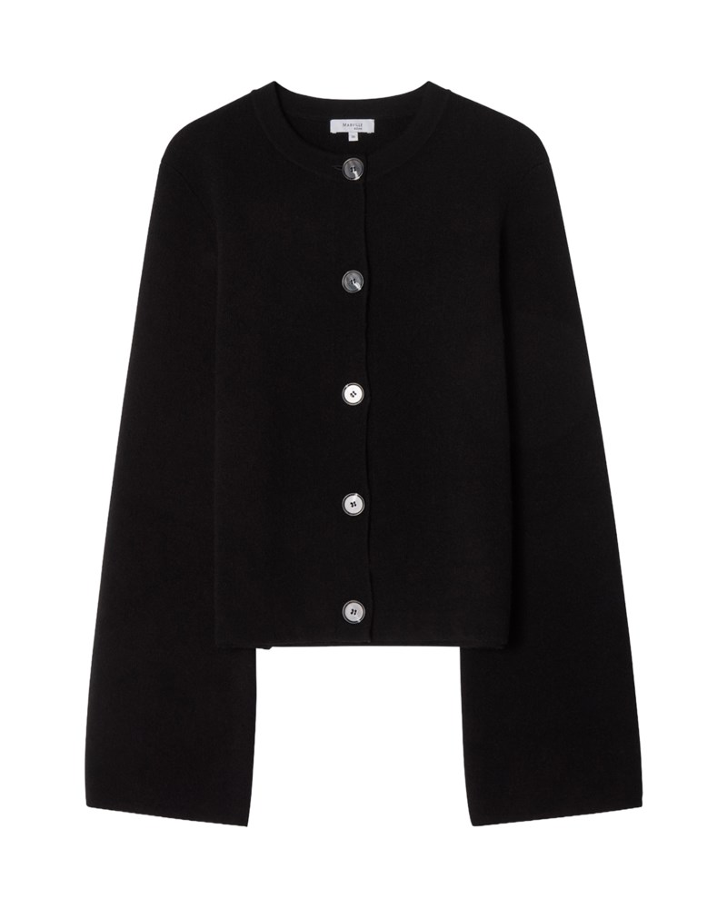 Kofta the elise wool svart 1