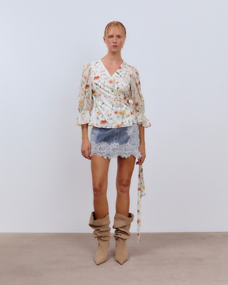 Ida Sjöstedt Blus mary beth wrap dam – bild 2