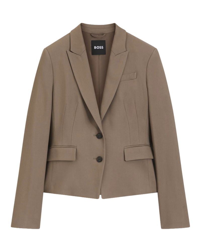 Boss Slim-fit blazer in stretch gabardine dam – bild 5
