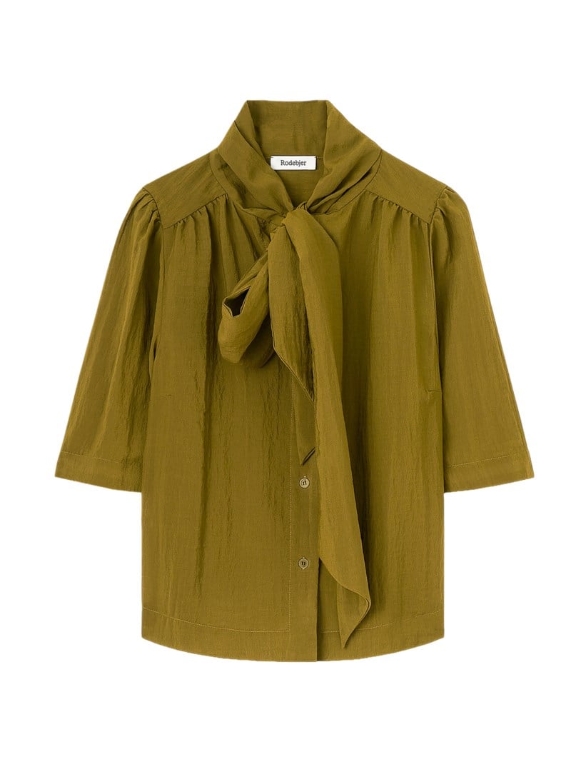 Blus anya airy scarf solid