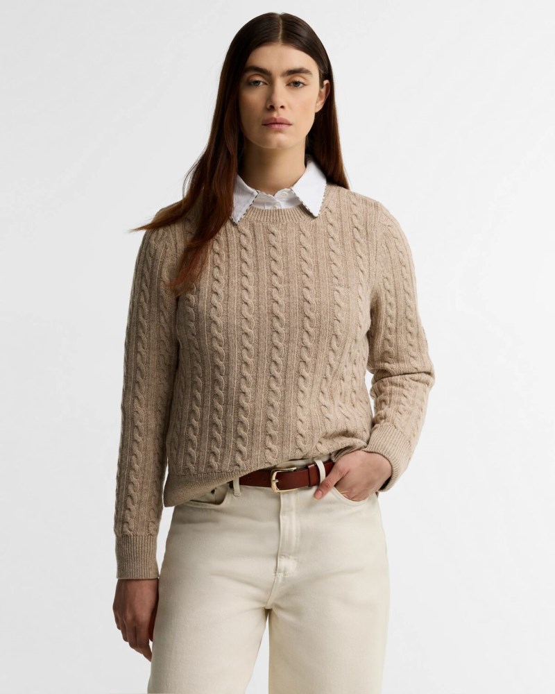 Barbour Tröja ashdown cable knitted dam – bild 2