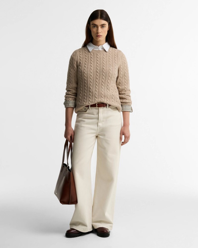 Barbour Tröja ashdown cable knitted dam – bild 3