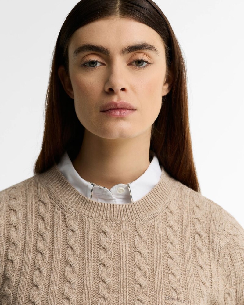 Barbour Tröja ashdown cable knitted dam – bild 5