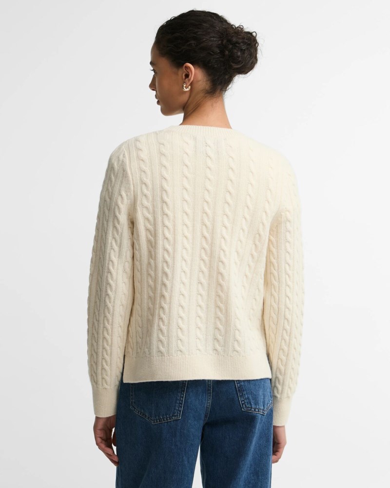 Barbour Tröja ashdown cable knitted dam – bild 4