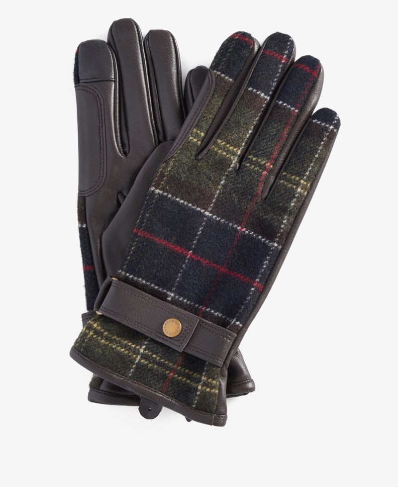 Handskar aubrey waterproof tartan