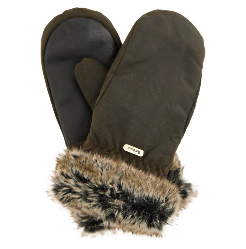 Vantar waxed faux-fur trim
