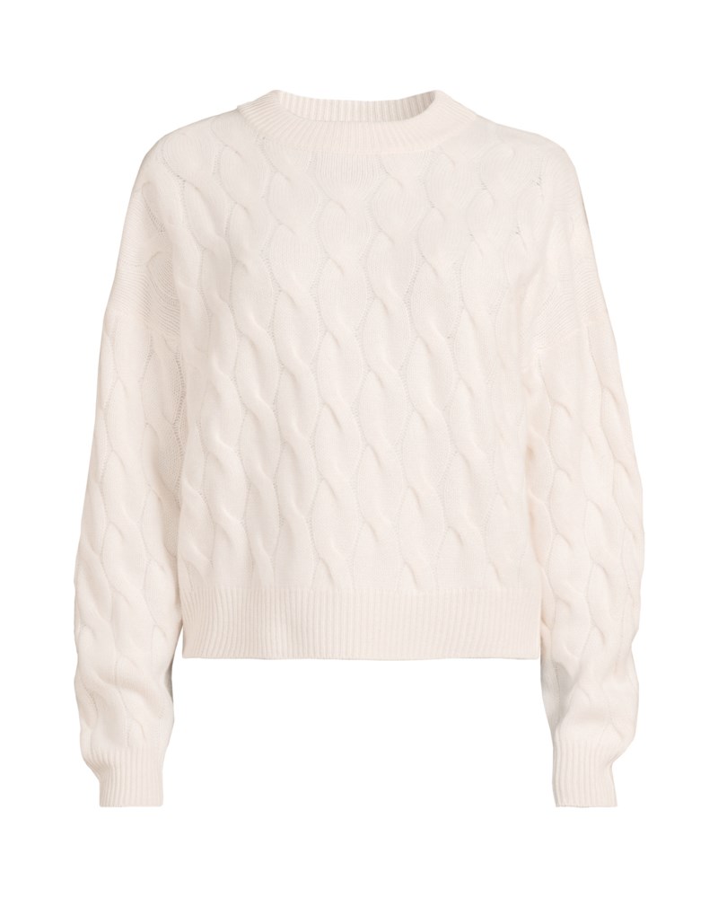 Tröja chunky o-neck cable